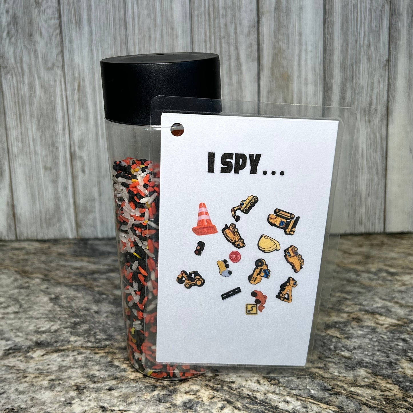 Shake & Seek Bottle | A Game of I Spy in a Bottle (As pictured) Big Size
