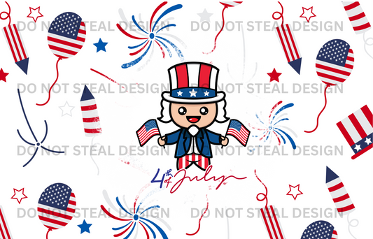 Uncle Fourth of July Instant Digital Download