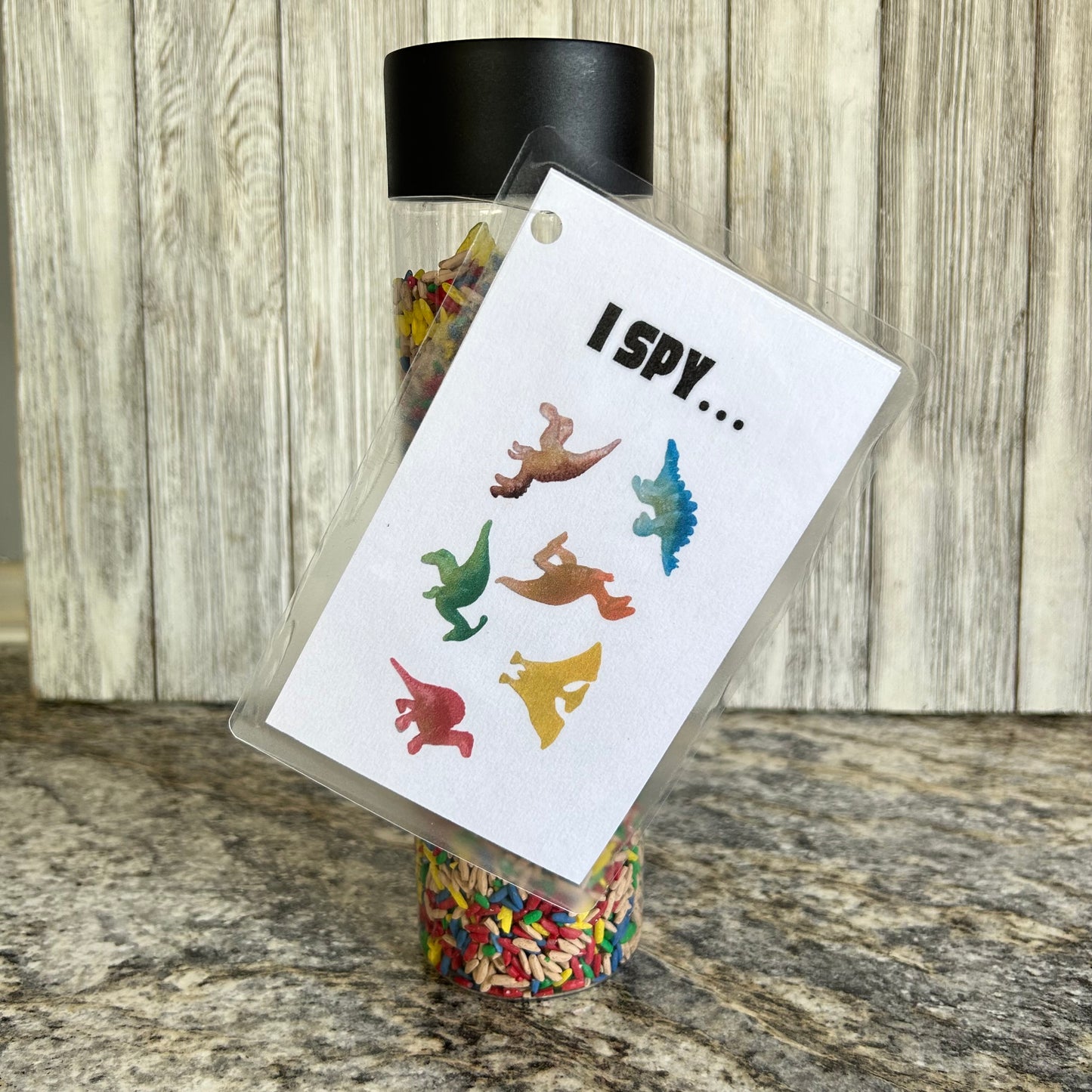 Shake & Seek Bottle | A Game of I Spy in a Bottle (As pictured) Jumbo Size