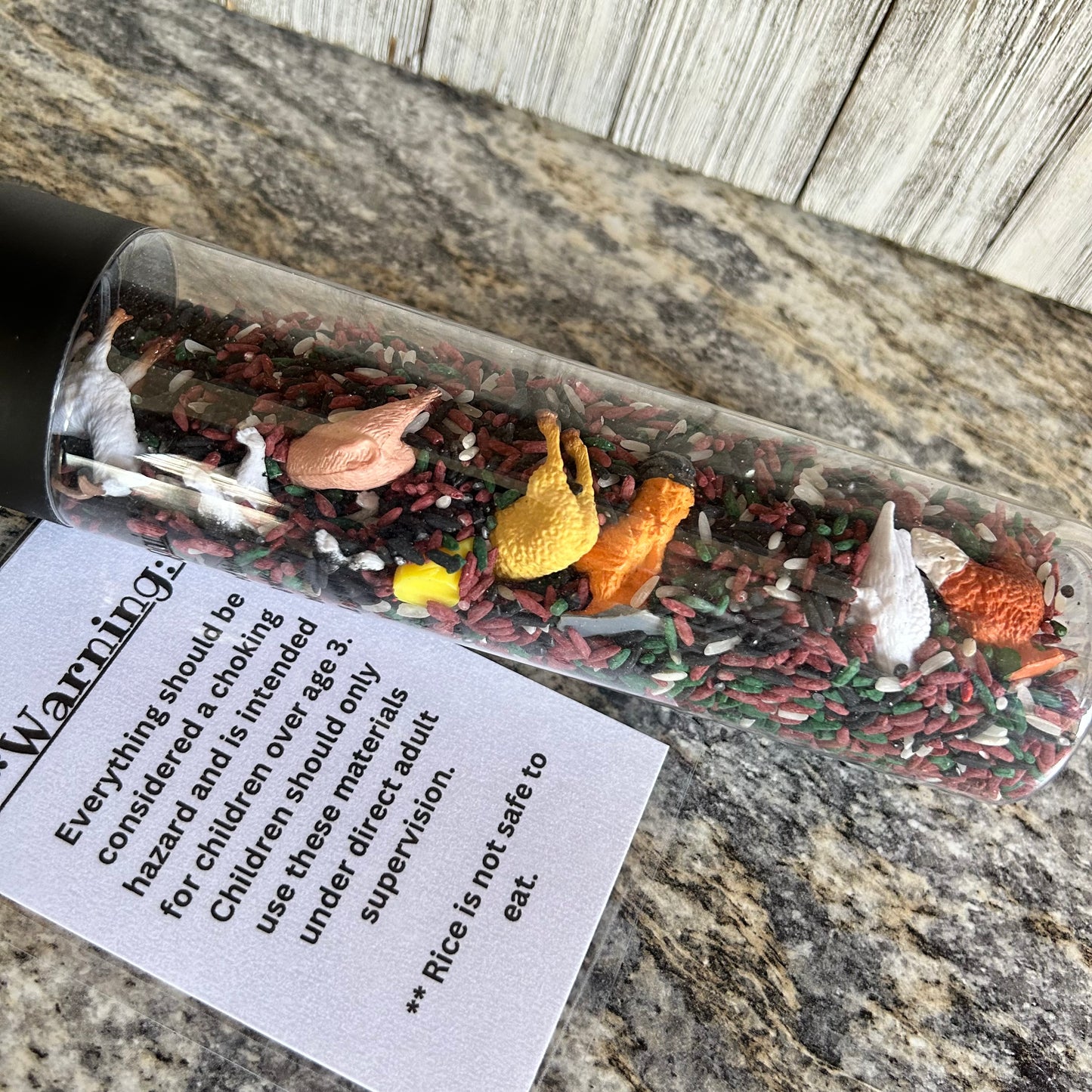Shake & Seek Bottle | A Game of I Spy in a Bottle (As pictured) Jumbo Size