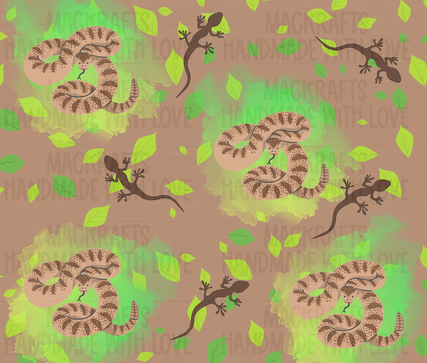 Lizards and Snakes Spit of Green Instant Digital Download