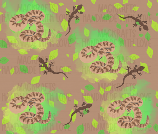 Lizards and Snakes Spit of Green Instant Digital Download