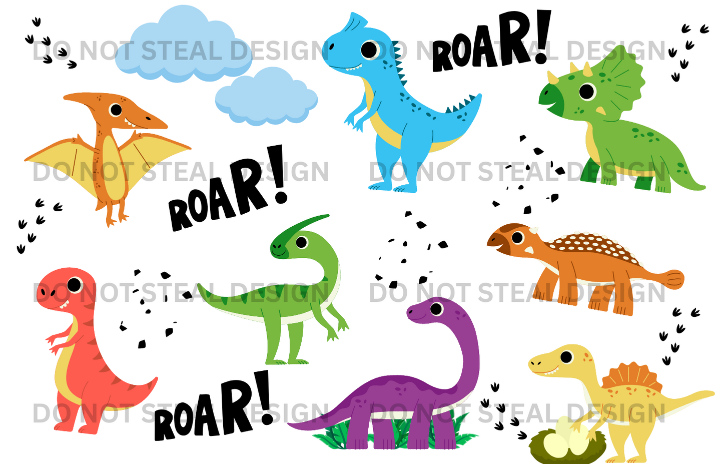 Dino Roar Sippy Cup Instant Digital Download