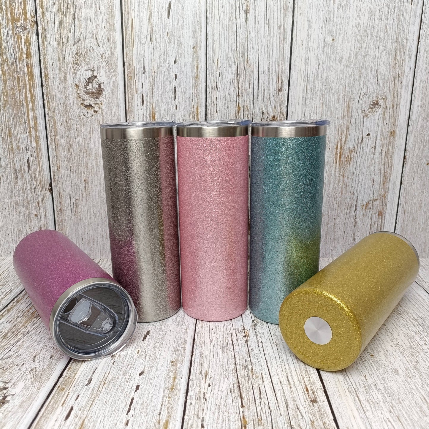 BLANK 20oz GLITTER tumbler / textured glitter Straight Tumblers | Case of 25