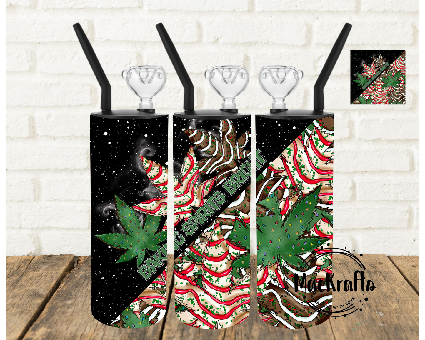 Baking Spirits Bright Tumbler | Stainless Steel Double Wall Tumbler