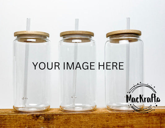 Custom | Personalized 16oz glass cup