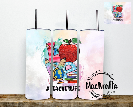 LOVE Teacher Tumbler | Stainless Steel Double Wall Tumbler