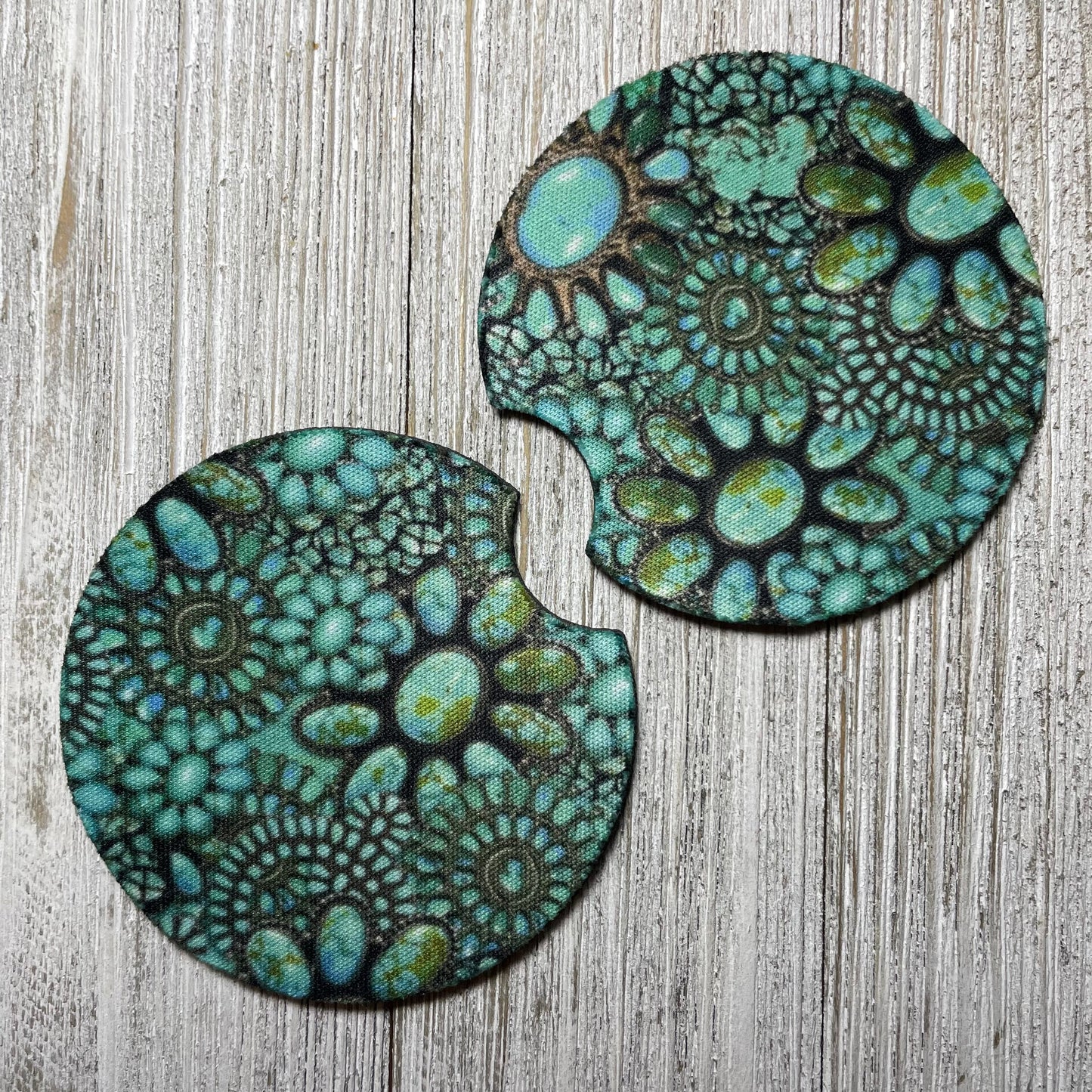 Turquoise is a girls best friend Drink Coaster set of 2