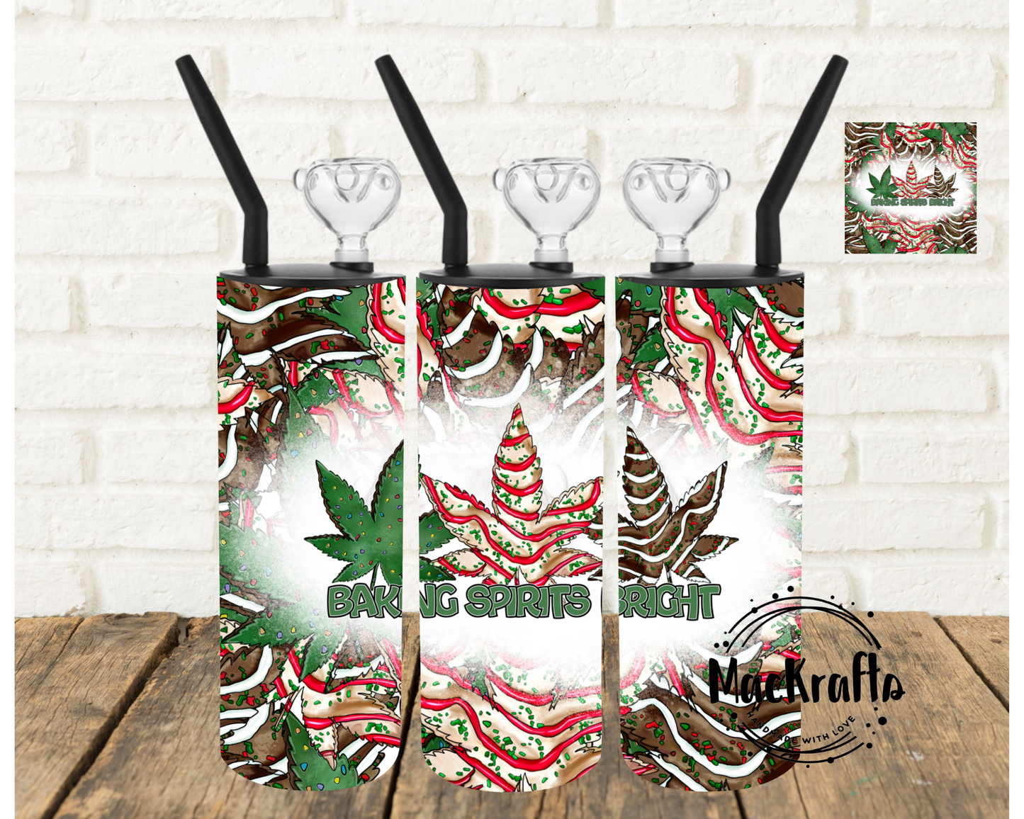 Baking Spirits Bright Tumbler | Stainless Steel Double Wall Tumbler