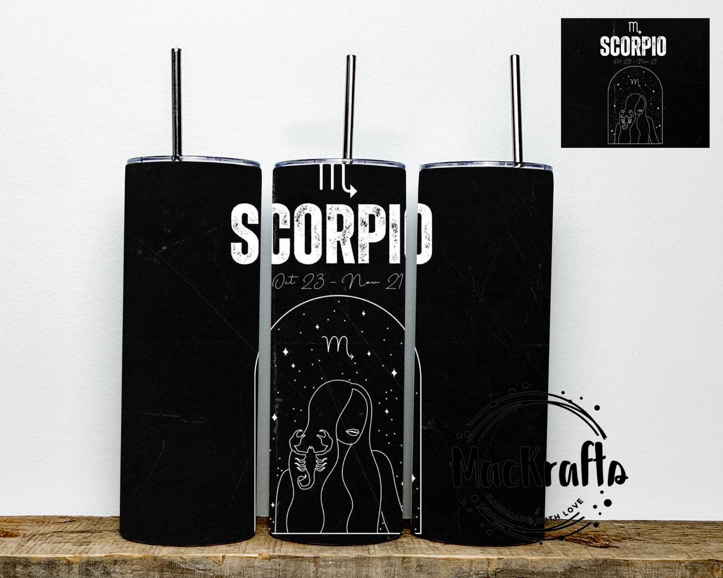 Scorpio Tumbler | Stainless Steel Double Wall Tumbler