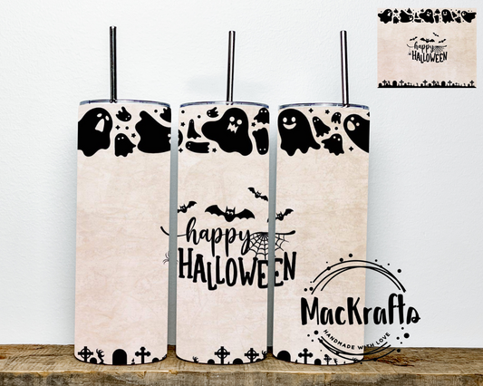 Happy Halloween Tumbler | Stainless Steel Double Wall Tumbler