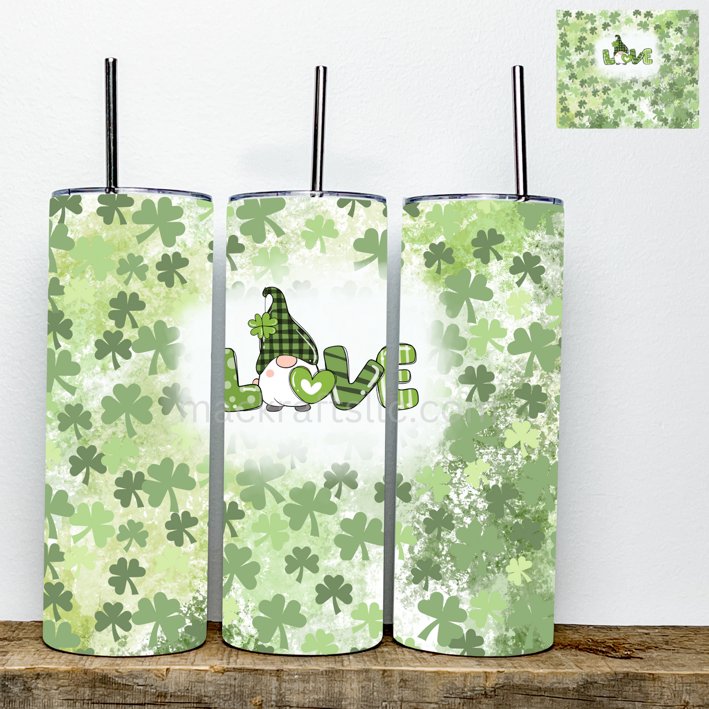 St. Patrick’s Day Tumbler | Tumbler | Stainless Steel Double Wall Tumbler