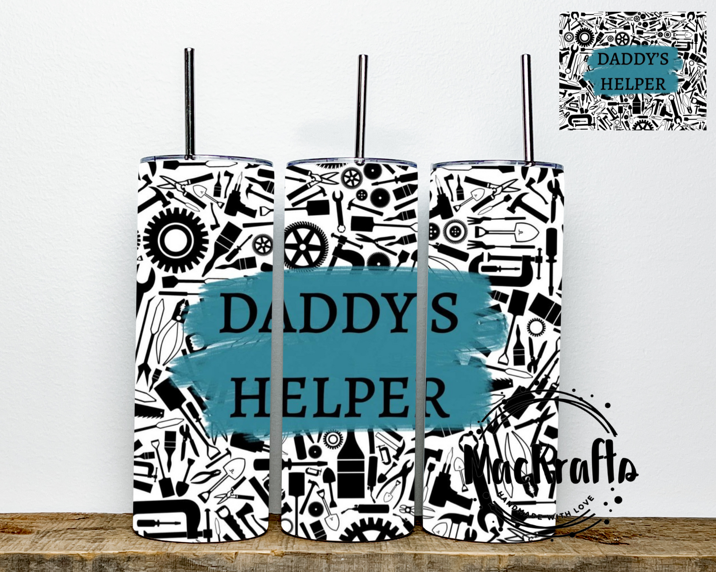 Tools For Daddy’s Helper Tumbler | Stainless Steel Double Wall Tumbler