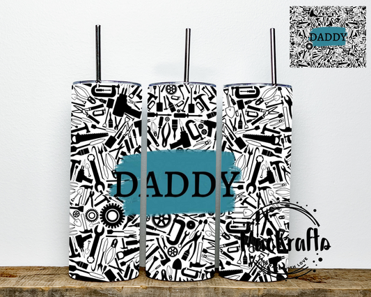Tools for Daddy Tumbler | Stainless Steel Double Wall Tumbler