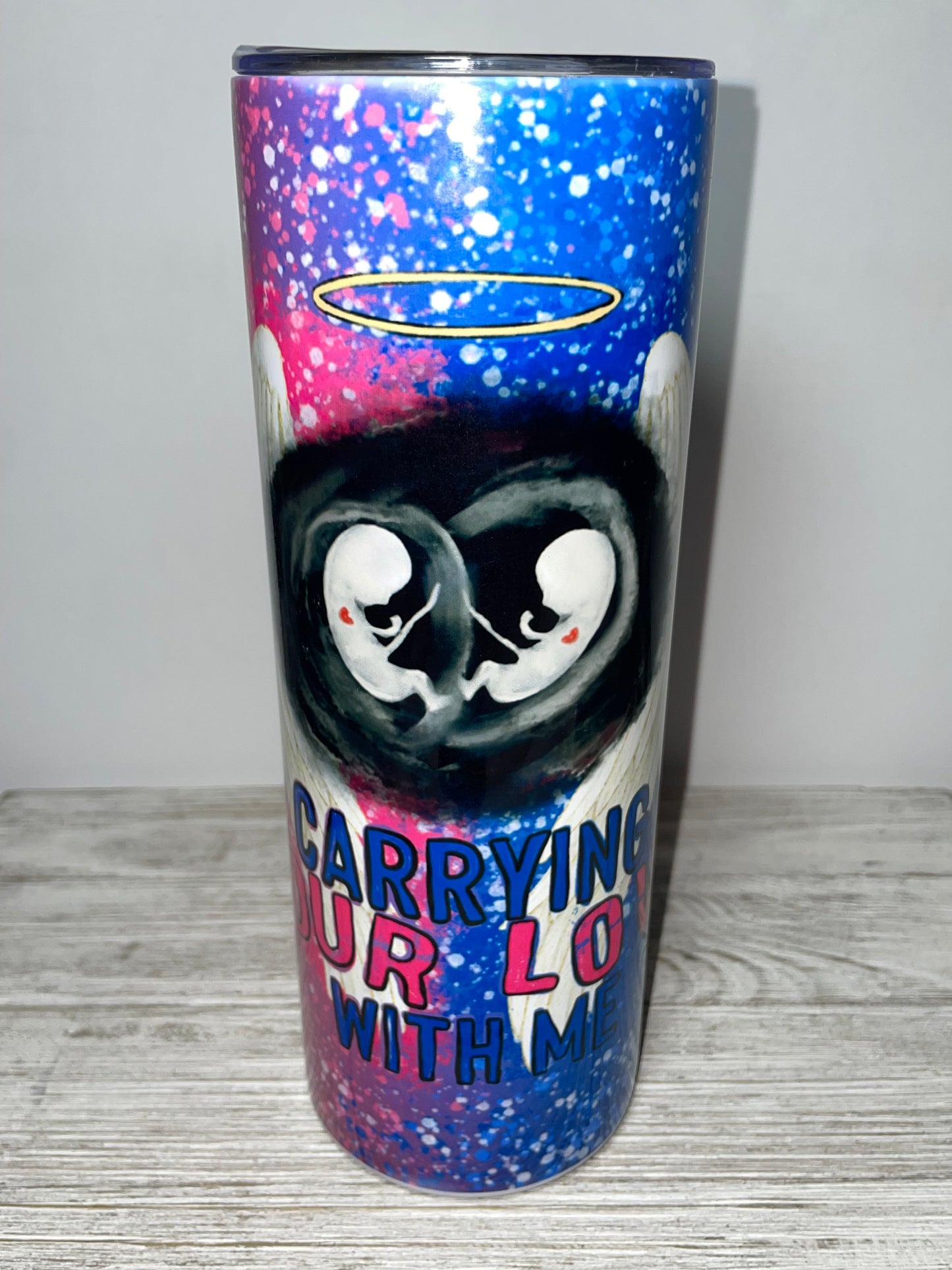 Carrying Your Love With Me Miscarriage Tumbler