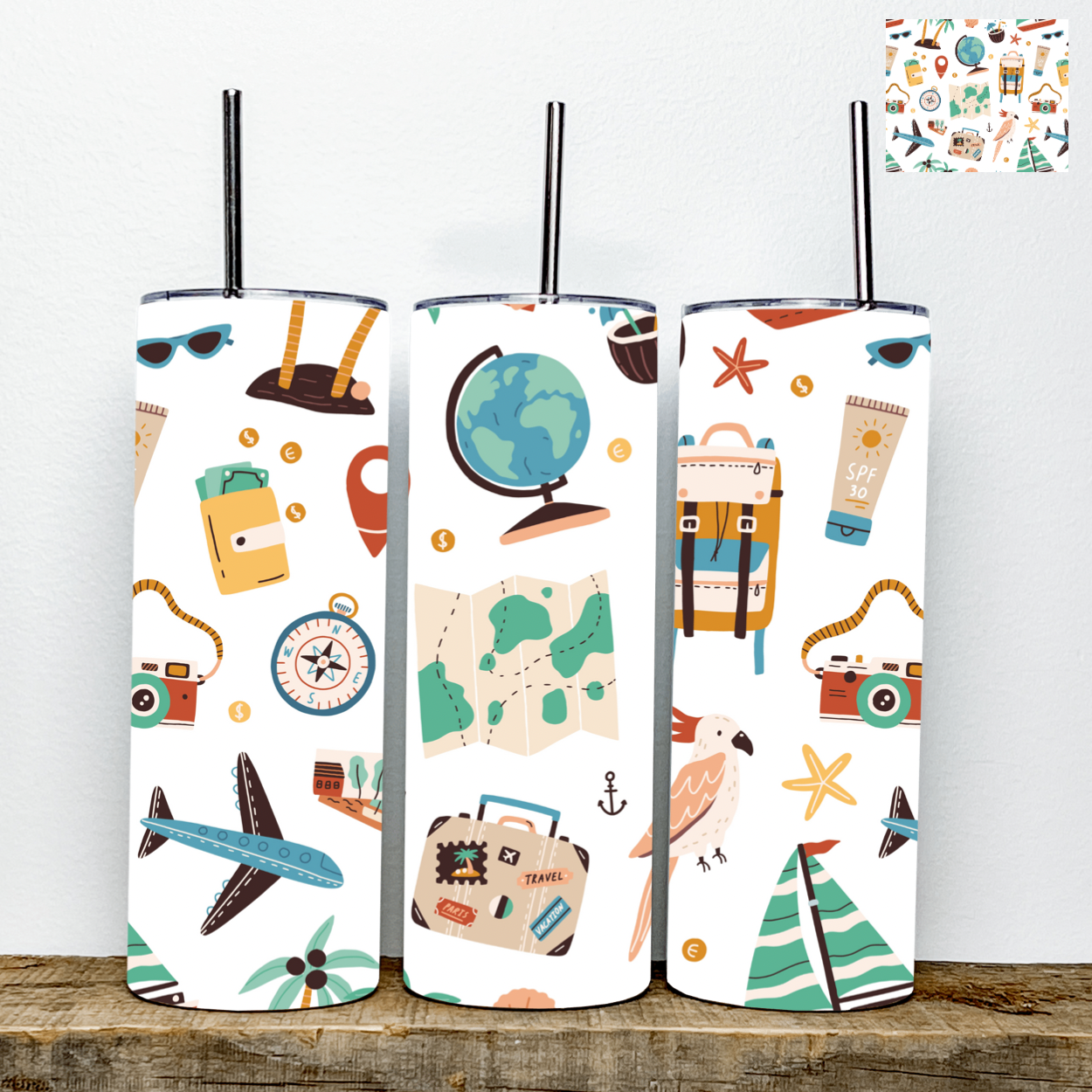 Traveling Tumbler | Stainless Steel Double Wall Tumbler