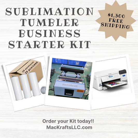 Sublimation Tumbler Business Starter Kit - ON SALE!