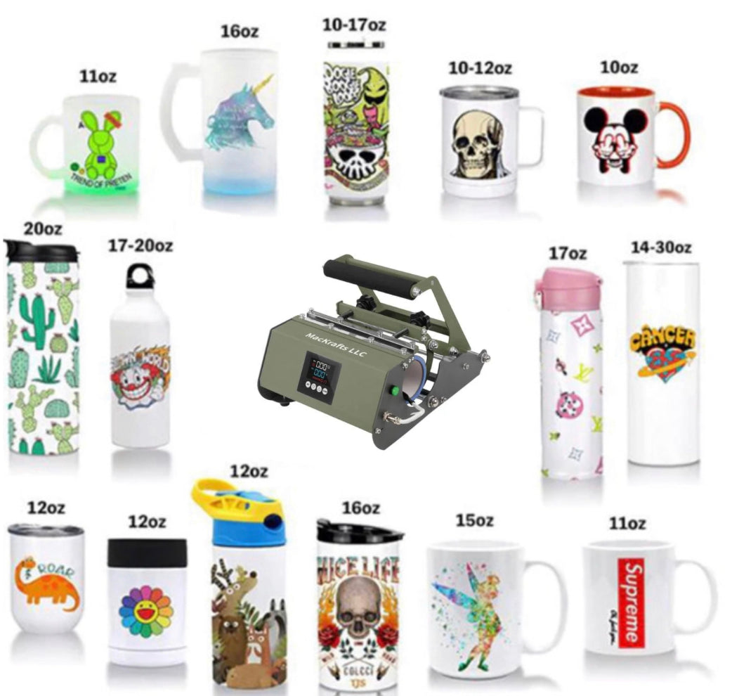 HUGE SALE!!! Elite Pro All In One Cup Press | Up to 30oz Tumbler Heat Press | Sublimation Tumbler Heat Press Machine | Mug Heat Press