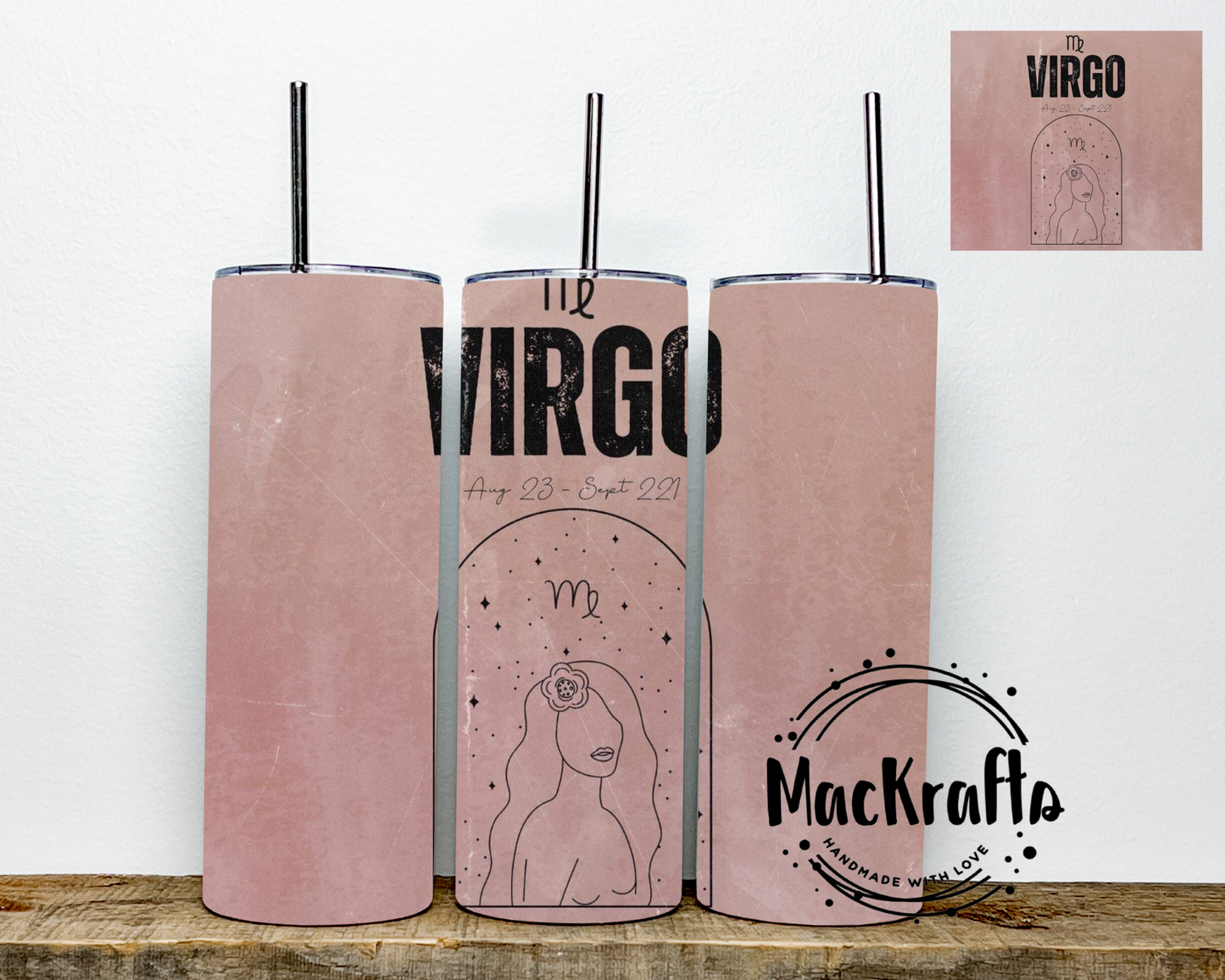 Virgo Tumbler | Stainless Steel Double Wall Tumbler