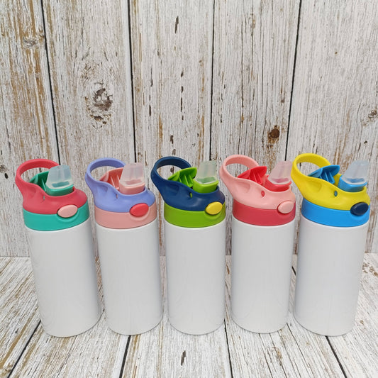 BLANK 12oz/20oz flip lids for kids Straight Tumblers | 25pcs