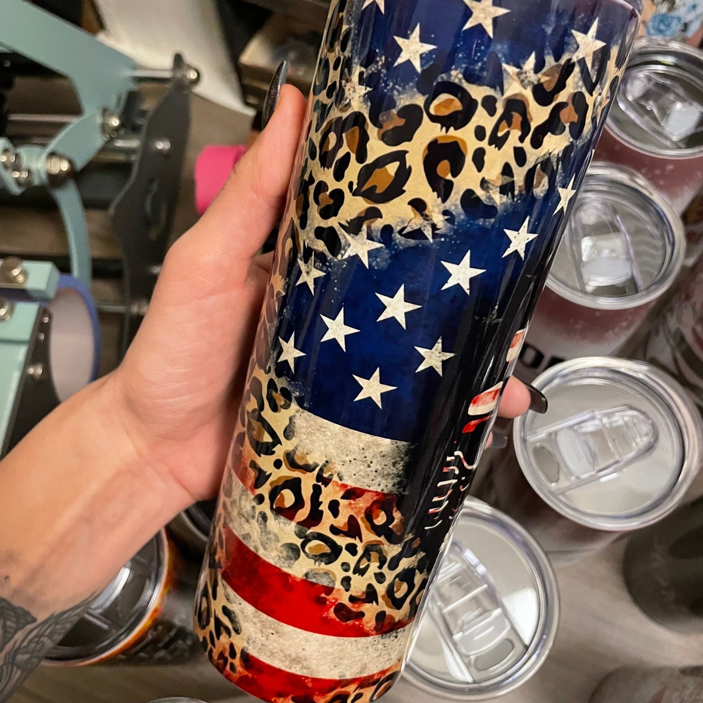 Jeep & Cheetah Print RTS 20oz Tumbler