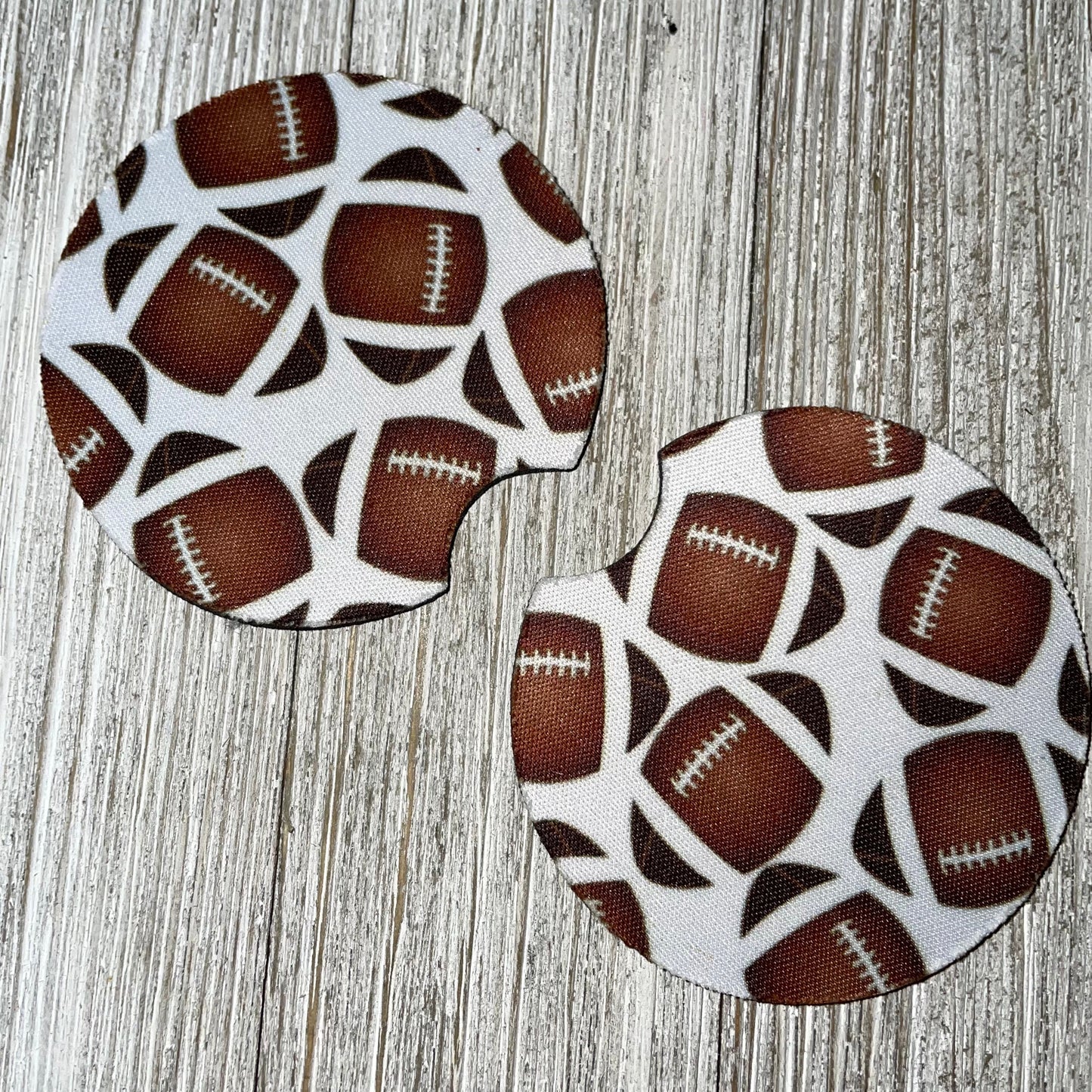 Football Drink Coaster set of 2