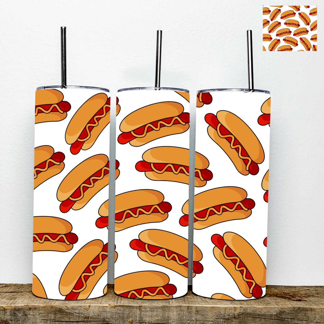 Hotdogg Carnival Tumbler | Stainless Steel Double Wall Tumbler