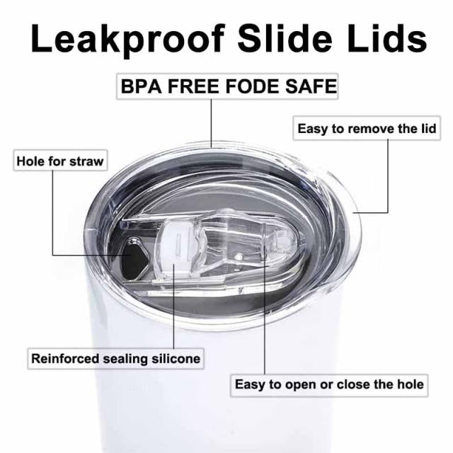 BEST SELLER Blank 20oz Straight Sublimation Tumblers | Double Wall Stainless Steel Tumblers (CASE of 25 or 50)