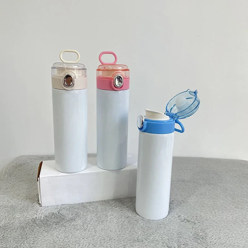 Blank Sublimation 14oz. Flip Top Water Bottle Tumbler | case of 50