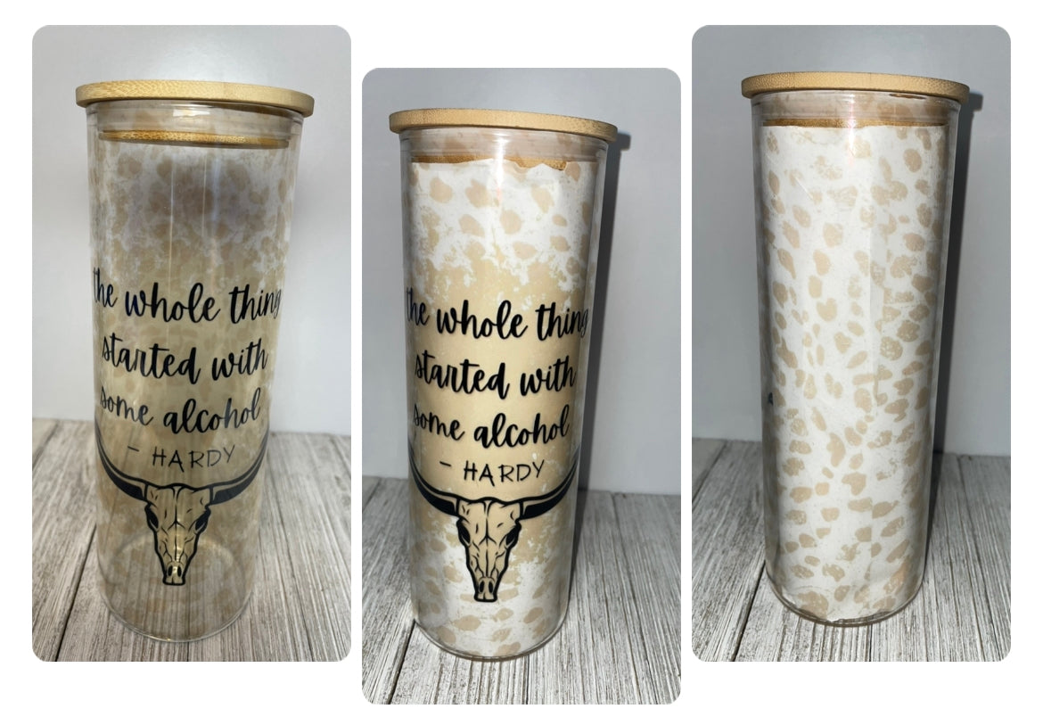 Hardy Alcohol 25oz. Glass Tumbler