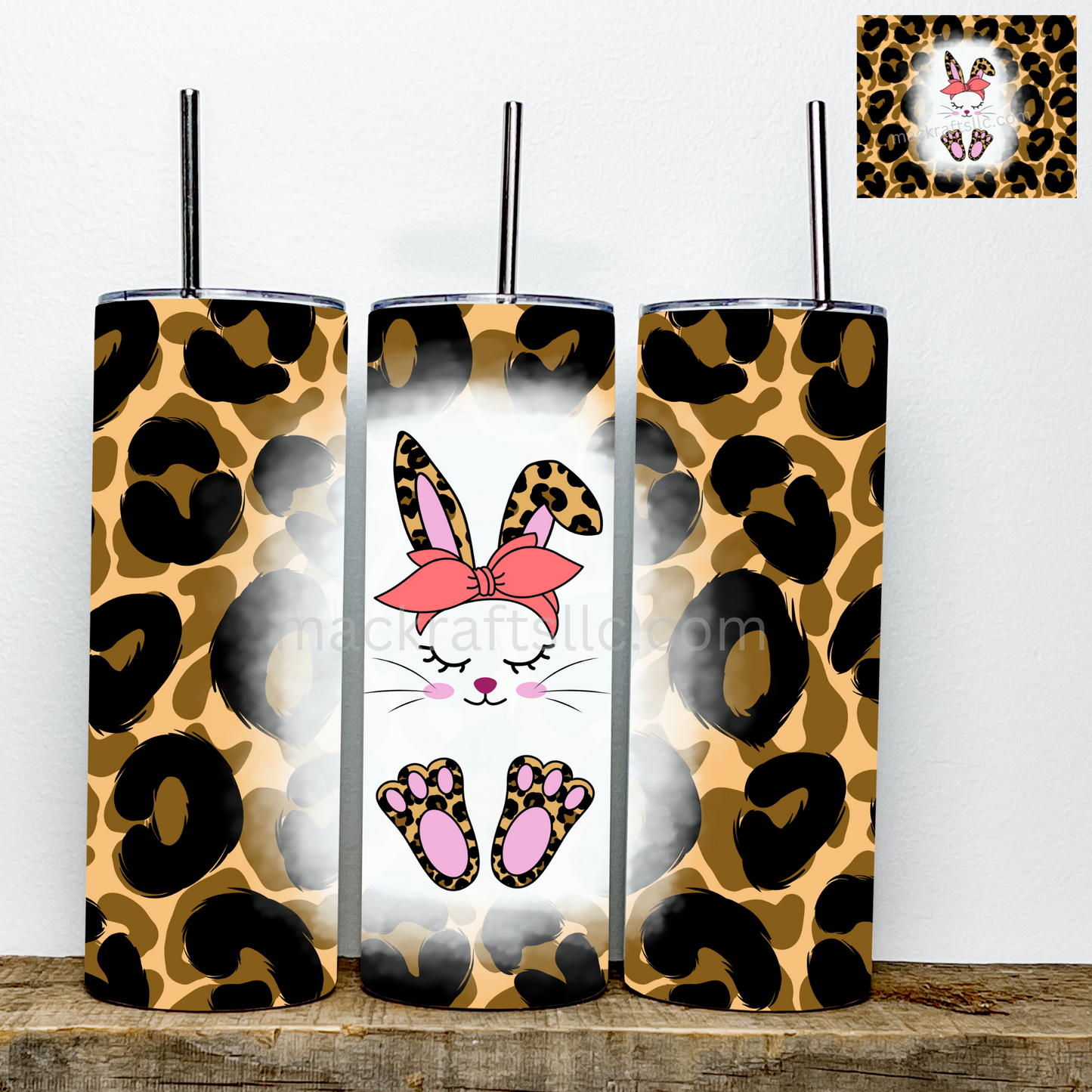 Easter Print Tumbler | Stainless Steel Double Wall Tumbler