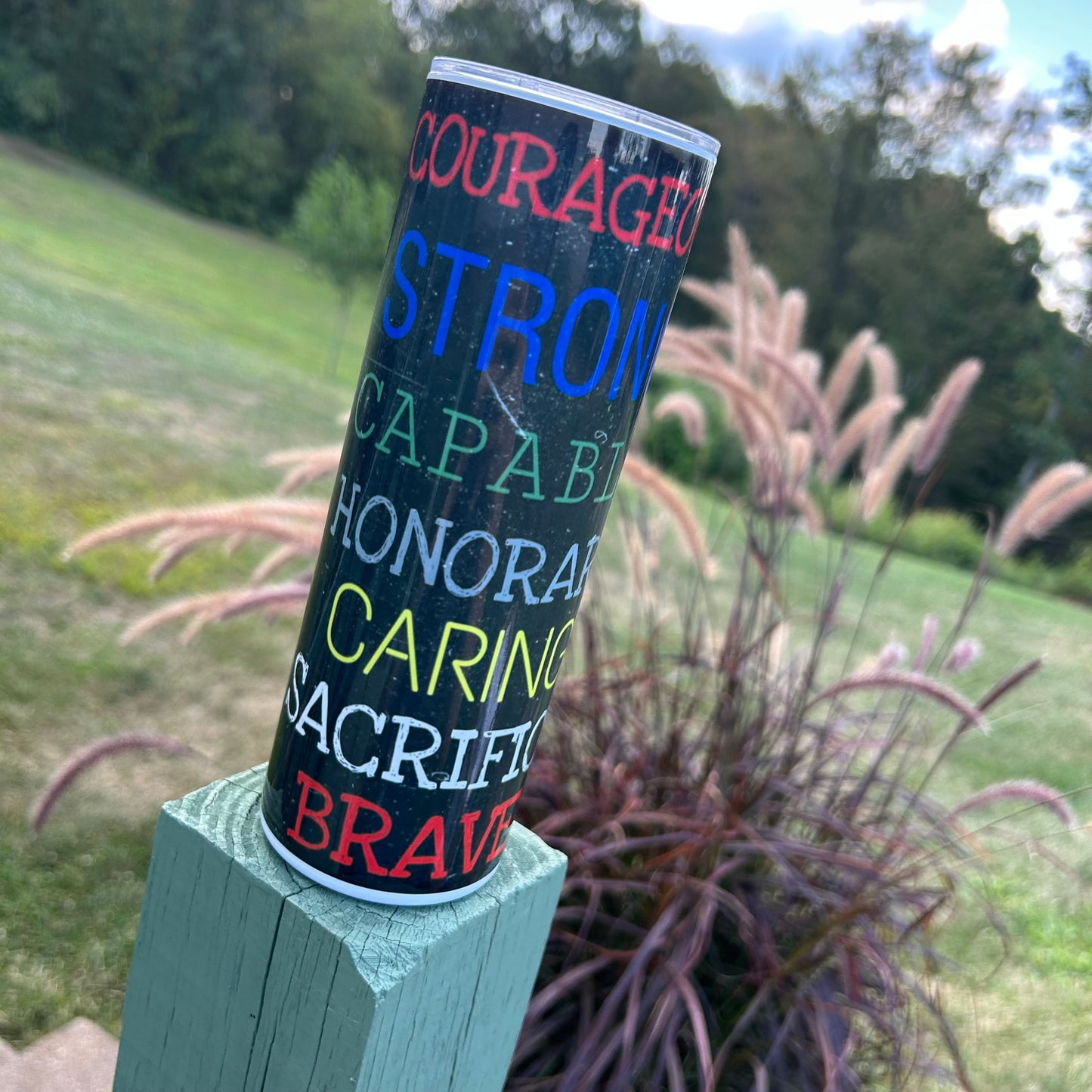 Hero Flag Tumbler | Stainless Steel Double Wall Tumbler