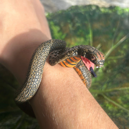 Brown snake bracelet accessory