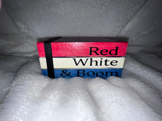 Red, White & Boom Handcrafted Crate