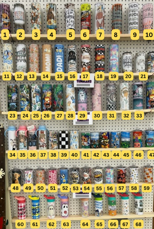 $10 Tumblers - Wall Sale