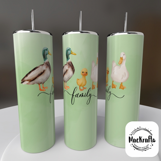 Duck Family Tumbler | Stainless Steel Double Wall Tumbler