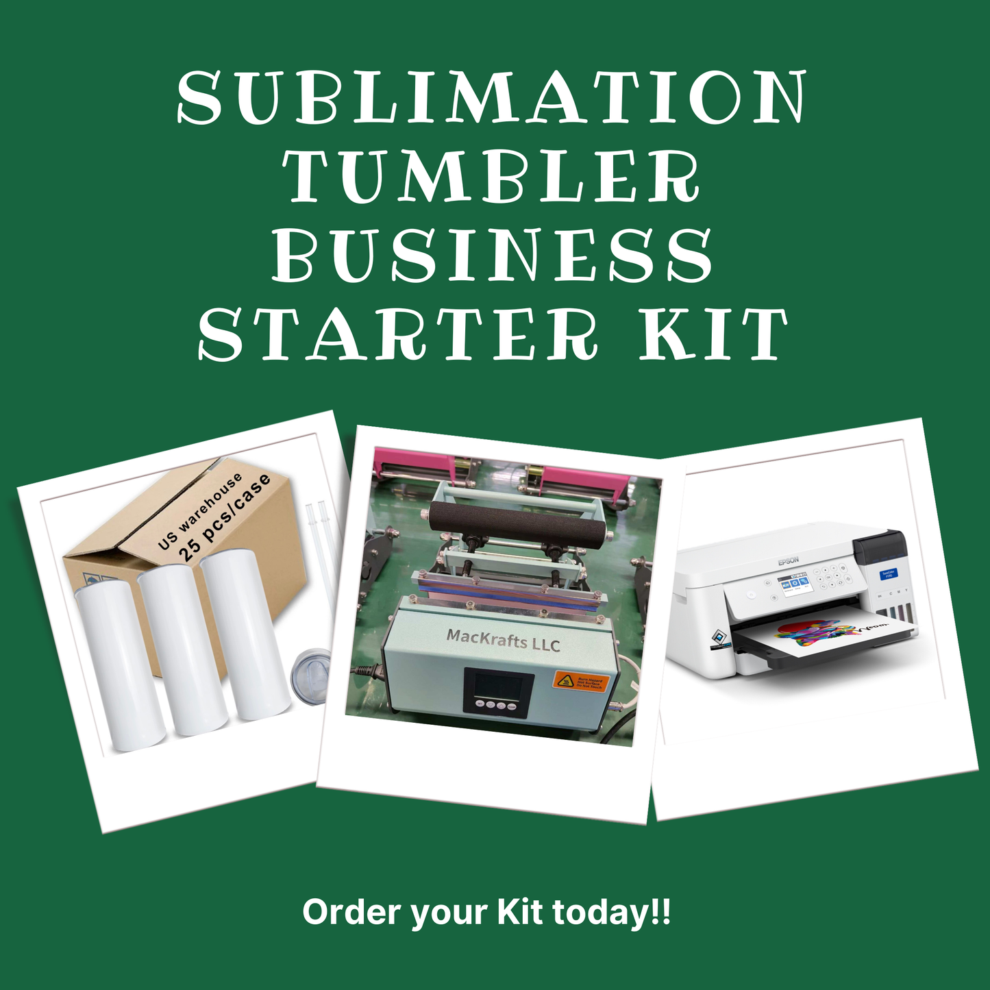 Sublimation Tumbler Business Starter Kit - ON SALE!