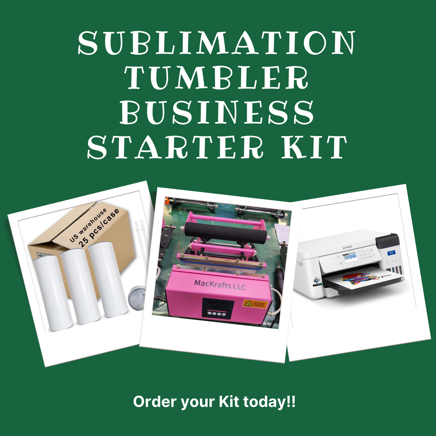 Sublimation Tumbler Business Starter Kit - ON SALE!