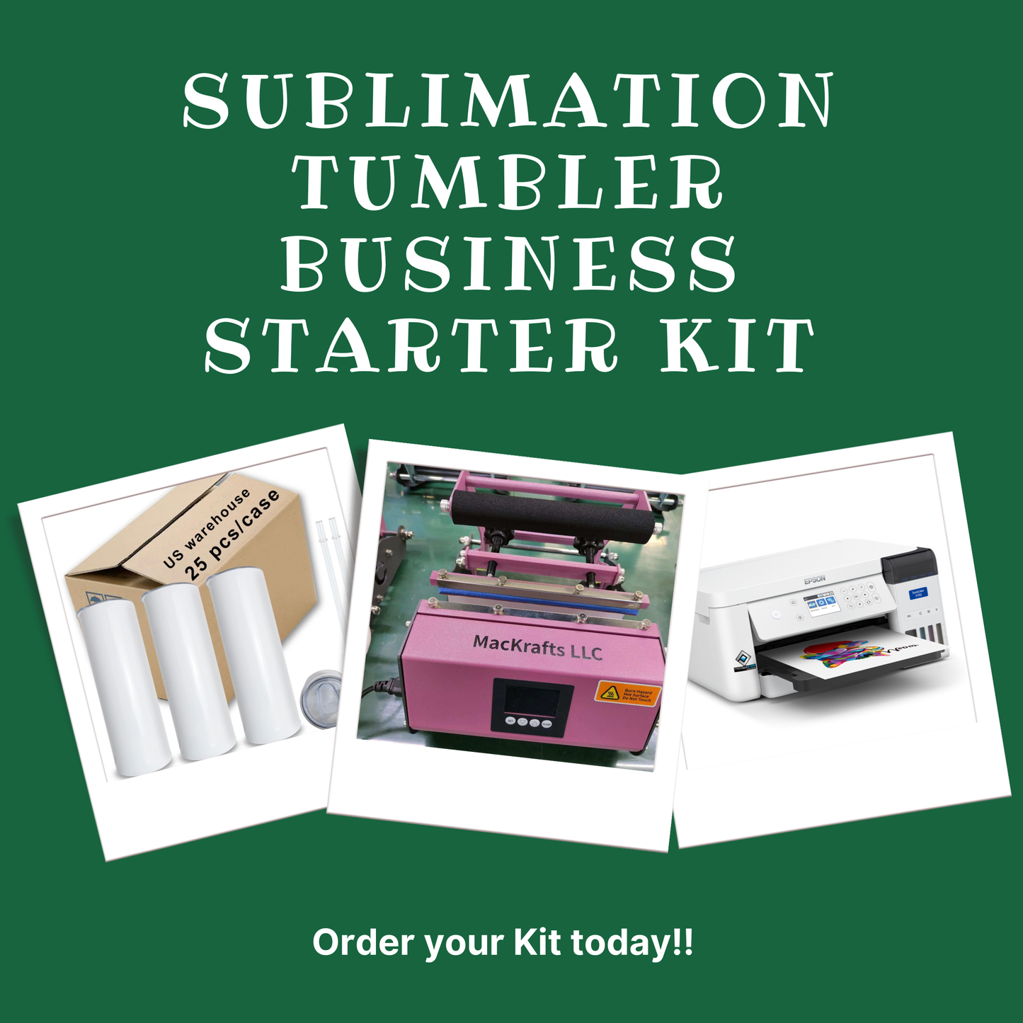 Sublimation Tumbler Business Starter Kit - ON SALE!