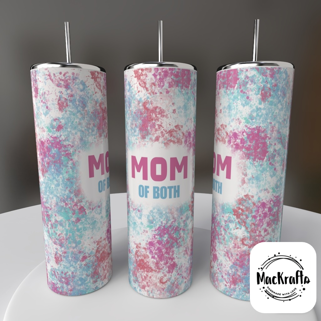 Mom of Both Tumbler | Stainless Steel Double Wall Tumbler