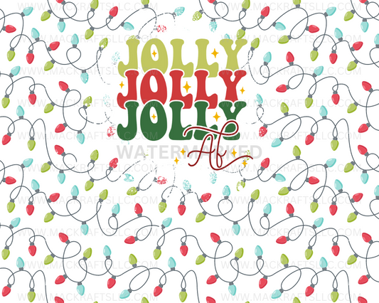 Jolly AF Christmas Lights Instant Digital Download