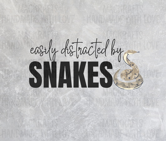 Easily Distracted By Snakes Instant Digital Download