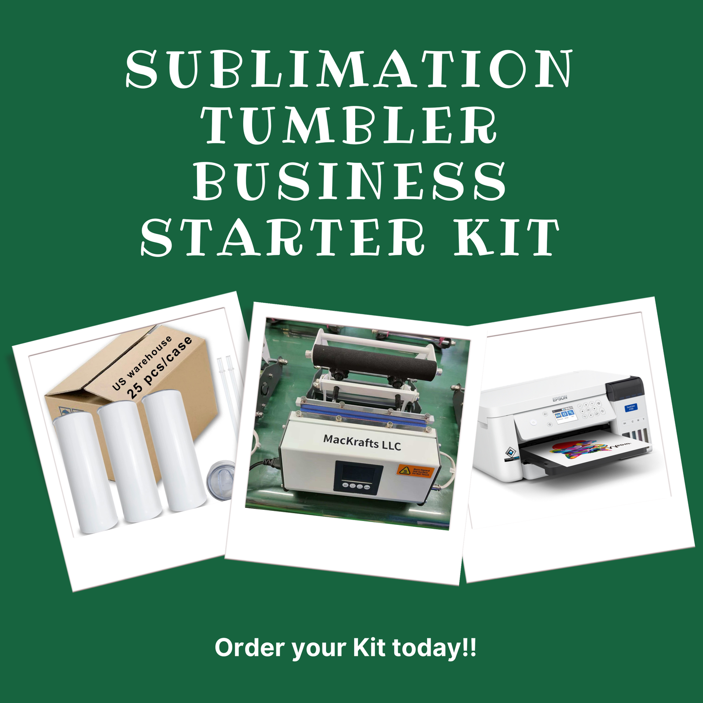 Sublimation Tumbler Business Starter Kit - ON SALE!