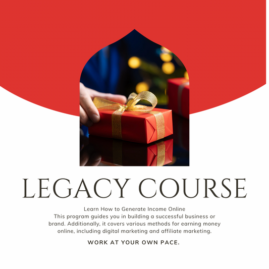 How to Make Money Online with our ONLINE COURSE -LEGACY Course (Learn, Earn, Grow, and Create Your Future)