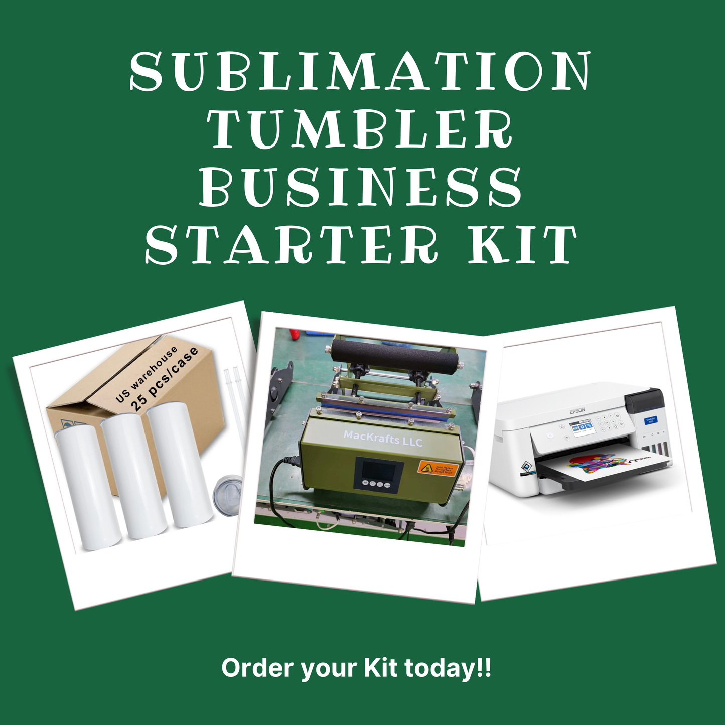 Sublimation Tumbler Business Starter Kit - ON SALE!