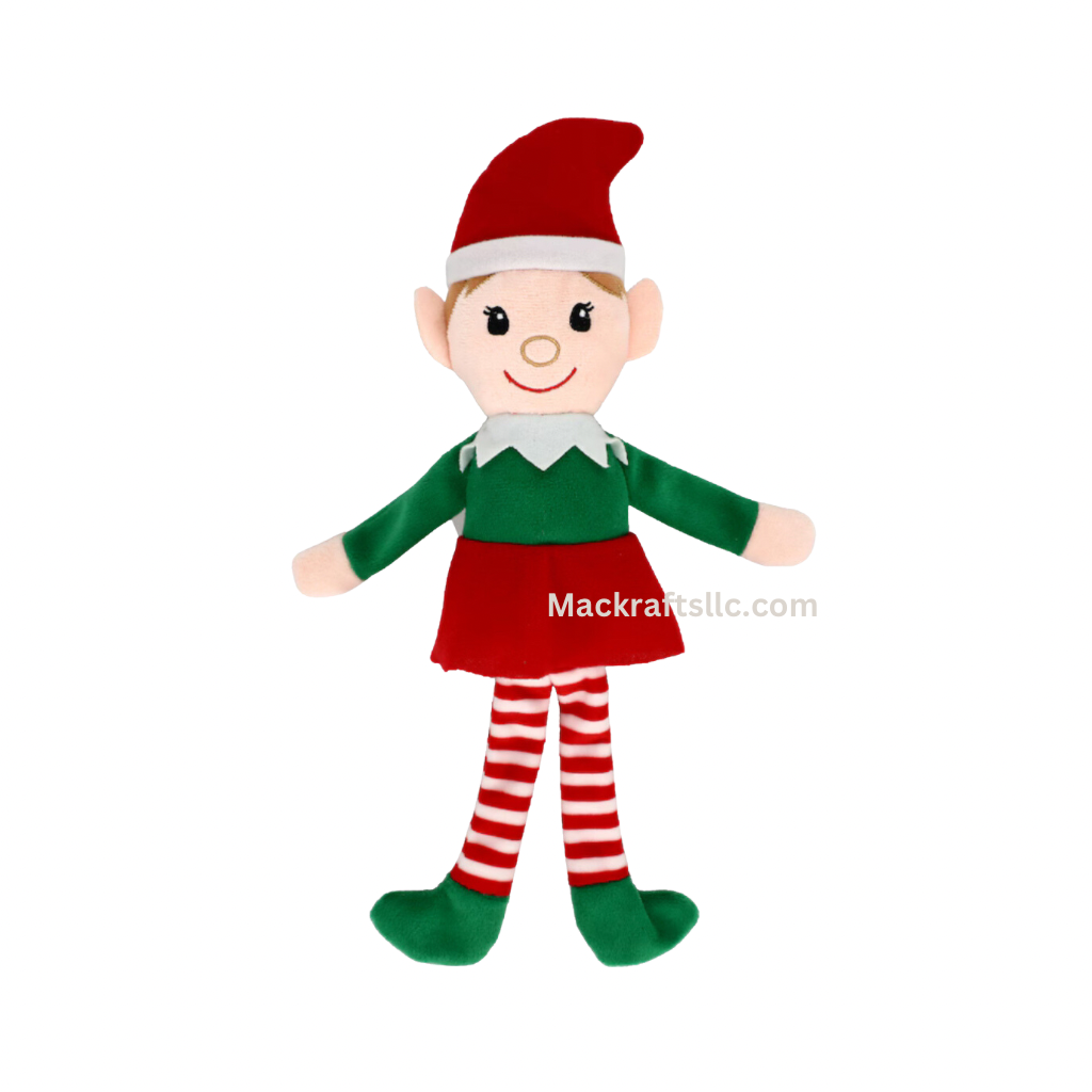 The Elfie Stuffy - With FREE personalization Christmas Elf Stuffy