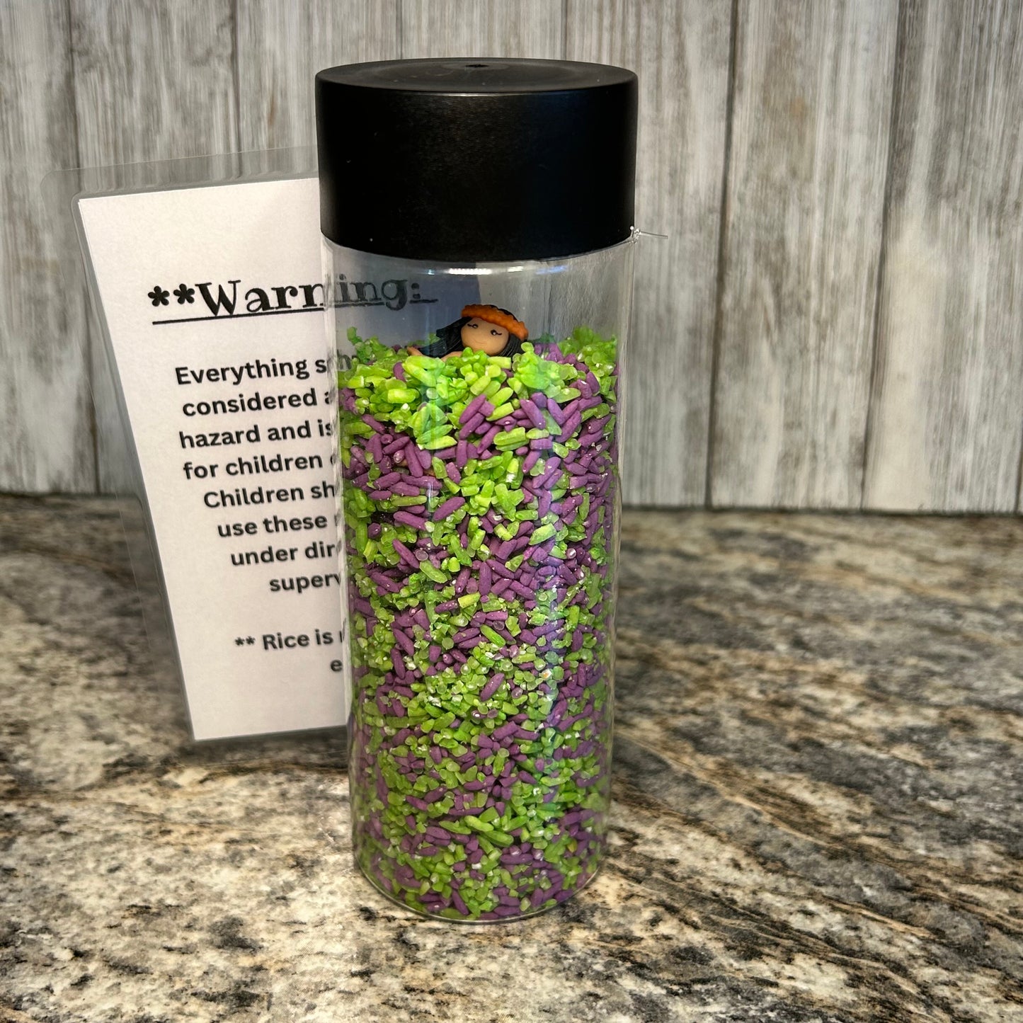 Shake & Seek Bottle | A Game of I Spy in a Bottle (As pictured) Big Size