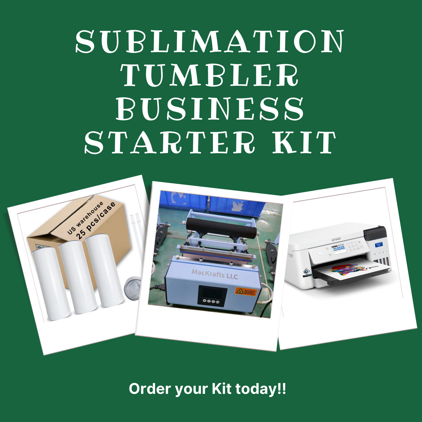 Sublimation Tumbler Business Starter Kit - ON SALE!