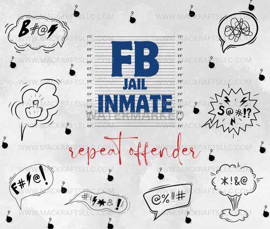 FB Jail InnTe Repeat Offender Instant Digital Download