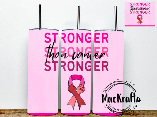 Breast cancer awareness Tumbler / 20oz tumbler / glass tumbler / stainless steel tumbler